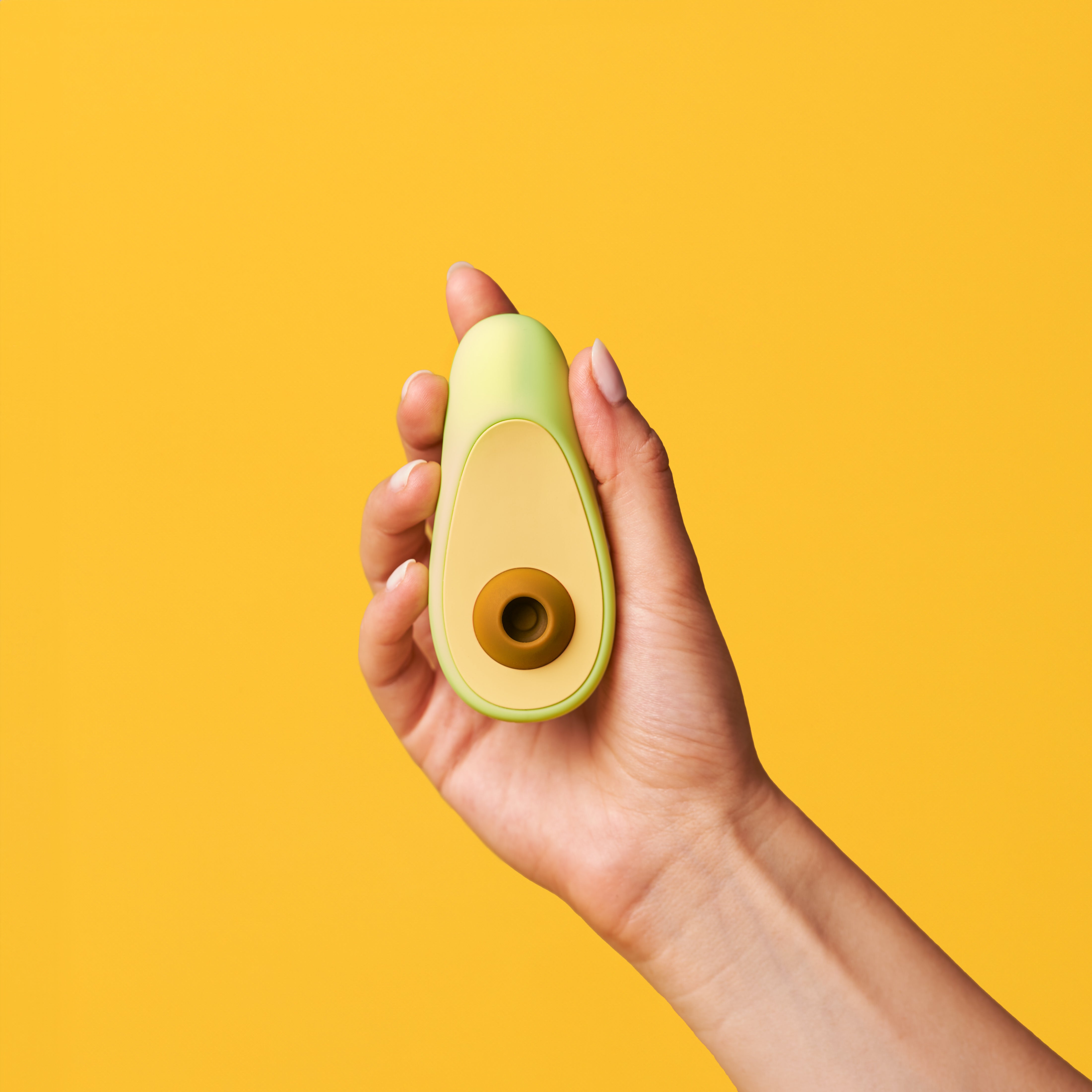 Avocado vibrator detail and texture
